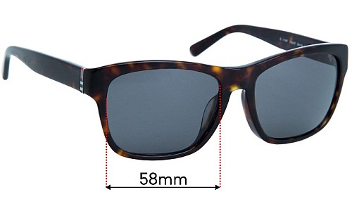 Sunglass Fix Replacement Lenses for Burberry B 4194F - 58mm Wide 