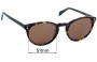 Sunglass Fix Replacement Lenses for Kylie Minogue Chocolate - 51mm Wide 
