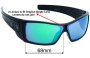 Sunglass Fix Replacement Lenses for Oakley Batwolf OO9101 (2 INDIVIDUAL LENSES) - 68mm Wide 