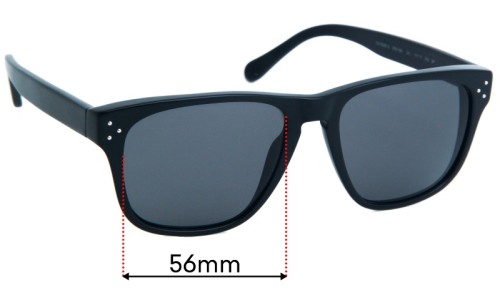 Sunglass Fix Replacement Lenses for Oliver Peoples OV5206-S - 56mm Wide Sunglass Fix Replacement Lenses for Oliver Peoples OV5206-S - 56mm Wide