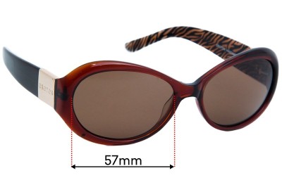 Oroton  Afrique Verres de Remplacement 57mm wide 