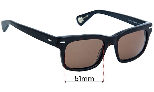 Sunglass Fix Replacement Lenses for Paul Smith PS 3003  - 51mm Wide 