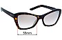 Sunglass Fix Replacement Lenses for Prada SPR 07X and PS 07 XS - 55mm Wide 