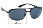 Sunglass Fix Replacement Lenses for Ray-Ban RB4275-CH - 63mm Wide 