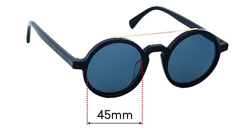 AM Eyewear Shanghai Tang Retro Chinese Round 45mm Lenses display picture 1
