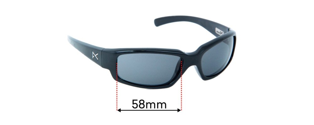 Sunglass Fix Replacement Lenses for Anon Crusher - 58mm Wide