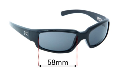 Sunglass Fix Replacement Lenses for Anon Crusher - 58mm Wide 
