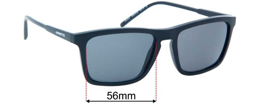Sunglass Fix Replacement Lenses for Arnette AN4283 Shyguy - 56mm Wide