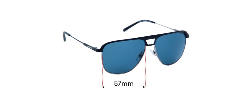 Sunglass Fix Replacement Lenses for Arnette Holboxx - 57mm Wide