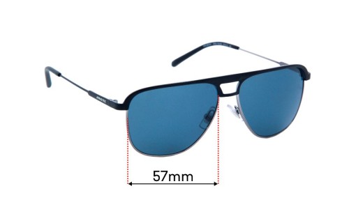 Sunglass Fix Replacement Lenses for Arnette Holboxx - 57mm Wide 