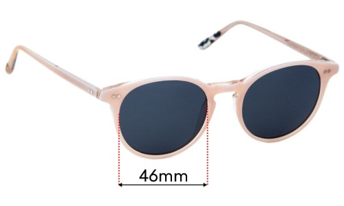 Sunglass Fix Replacement Lenses for Bailey Nelson  Jane - 46mm Wide 