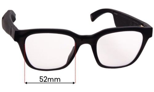 Sunglass Fix Replacement Lenses for Bose Alto S/M - 52mm Wide 