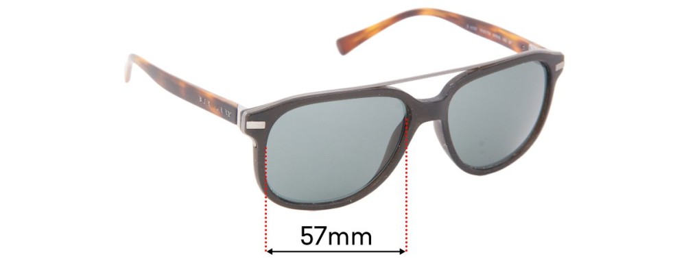 Sunglass Fix Replacement Lenses for Burberry B 4233 - 57mm Wide