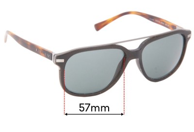 Sunglass Fix Replacement Lenses for Burberry B 4233 - 57mm wide 