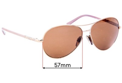 Burberry B 3053 Replacement Sunglass Lenses - 57mm Wide 