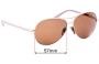 Sunglass Fix Replacement Lenses for Burberry B 3053 - 57mm Wide 