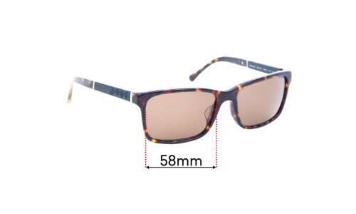 Sunglass Fix Replacement Lenses for Burberry BE 4162 - 58mm Wide 