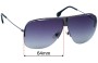 Sunglass Fix Replacement Lenses for Carrera 1013/S - 64mm Wide 