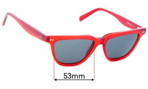 Sunglass Fix Replacement Lenses for Celine CL 40023I - 53mm Wide 