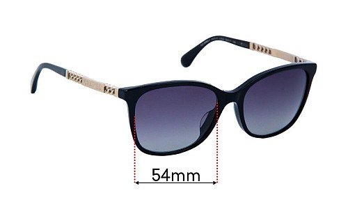 Chanel 3343-A Replacement Sunglass Lenses - 54mm wide 