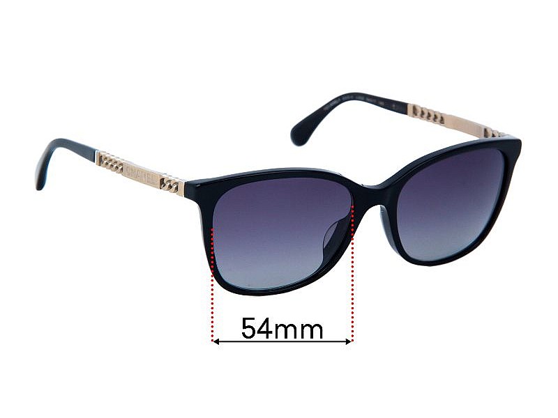Chanel 3343-A 54mm Replacement Lenses by Sunglass Fix™