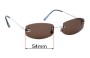 Sunglass Fix Replacement Lenses for Chanel 4002 - 54mm Wide 
