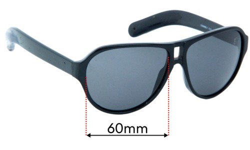 Sunglass Fix Replacement Lenses for Chanel 5233 - 60mm Wide 