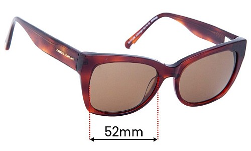 Sunglass Fix Replacement Lenses for Collette Dinnigan Sun Rx 28 - 52mm Wide 