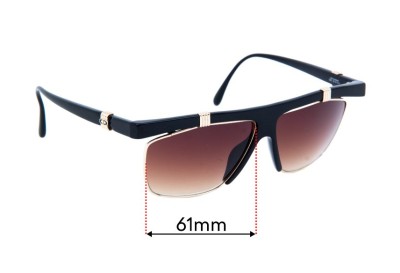 Christian Dior 2555 Replacement Lenses 61mm wide 