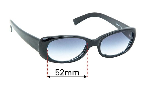 DKNY 7910S Replacement Lenses 52mm wide 