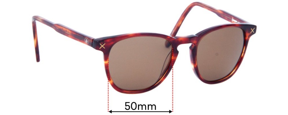 Forever Young Classic Replacement Sunglass Lenses 50mm Wide