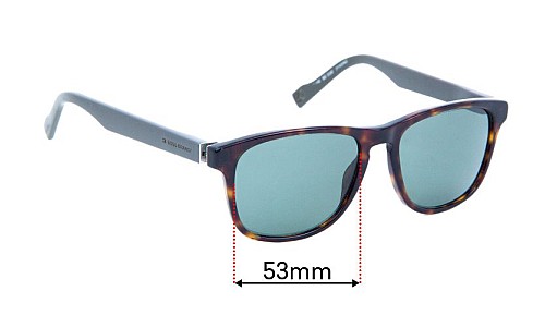Sunglass Fix Replacement Lenses for Hugo Boss BO 0180 - 53mm Wide 