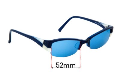 Kio Yamato KP-059A Replacement Sunglass Lenses - 52mm wide 