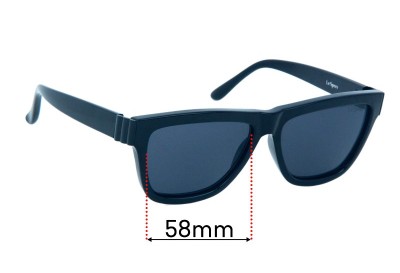 Le Specs Whaam! Replacement Lenses 58mm wide 