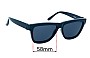 Sunglass Fix Replacement Lenses for Le Specs Whaam! - 58mm Wide 