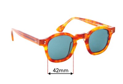Lesca Mose Replacement Lenses 42mm wide 