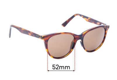 Maui Jim MJ782 Cathedrals Replacement Lenses 52mm wide 