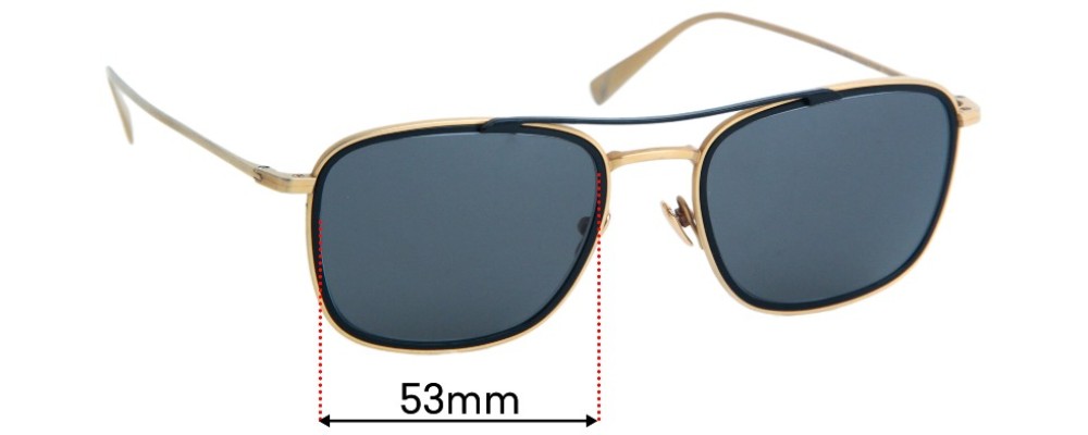 Sunglass Fix Replacement Lenses for Maui Jim MJ555 Following Seas - 53mm Wide