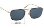 Sunglass Fix Verres de Remplacement pour Maui Jim MJ555 Following Seas - 53mm Wide 