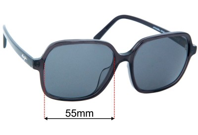 Maui Jim MJ860 Little Bell Replacement Lenses 55mm wide 