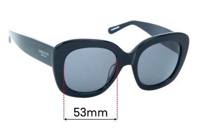 Oroton  Aletta Verres de Remplacement 53mm wide 