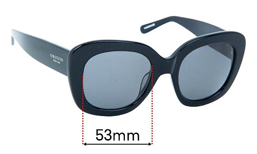 Sunglass Fix Replacement Lenses for Oroton  Aletta - 53mm Wide 