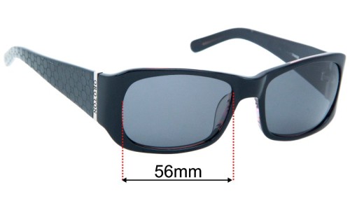 Sunglass Fix Replacement Lenses for Oroton  Enchant - 56mm Wide 