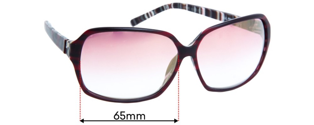 Paul Frank Industries Jets to Brazil Replacement Sunglass Lenses - 65mm Wide