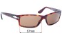 Sunglass Fix Lentes de Repuesto para Persol 2763-S - 57mm Wide 