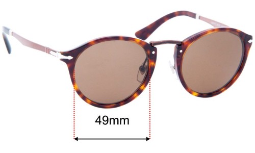 Sunglass Fix Replacement Lenses for Persol 3248-S - 49mm Wide 