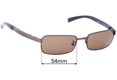 Police 2554 Replacement Lenses 54mm wide 