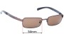 Sunglass Fix Replacement Lenses for Police 2554 - 54mm Wide 