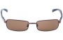 Police 2554 Replacement Sunglass Lenses - Front View 