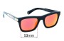 Sunglass Fix Verres de Remplacement pour Police Lewis 16 SPLB32 - 53mm Wide 